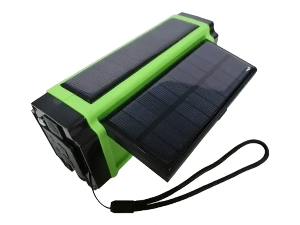 Integrovaný a výklopný solárny panel núdzového rádia Green Power XSY320-C