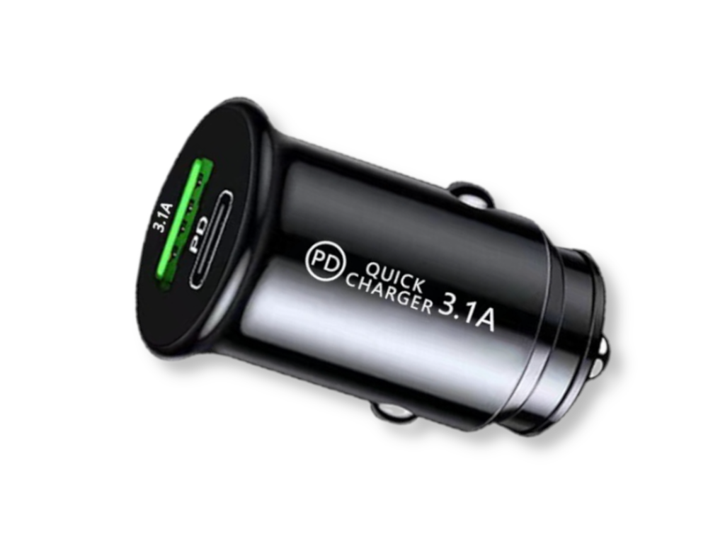 Nabíječka do auta USB-A + USB-C PD